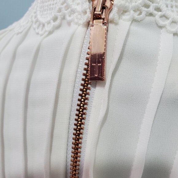 Ted Baker KATHIEA High neck lace tunic dress Sz 3 US M Celebrities favorite - Picture 9 of 16